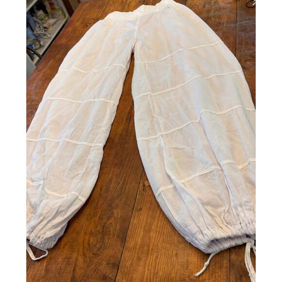 Sz L - Boho Hippie Cotton Pants - Picture 2 of 7